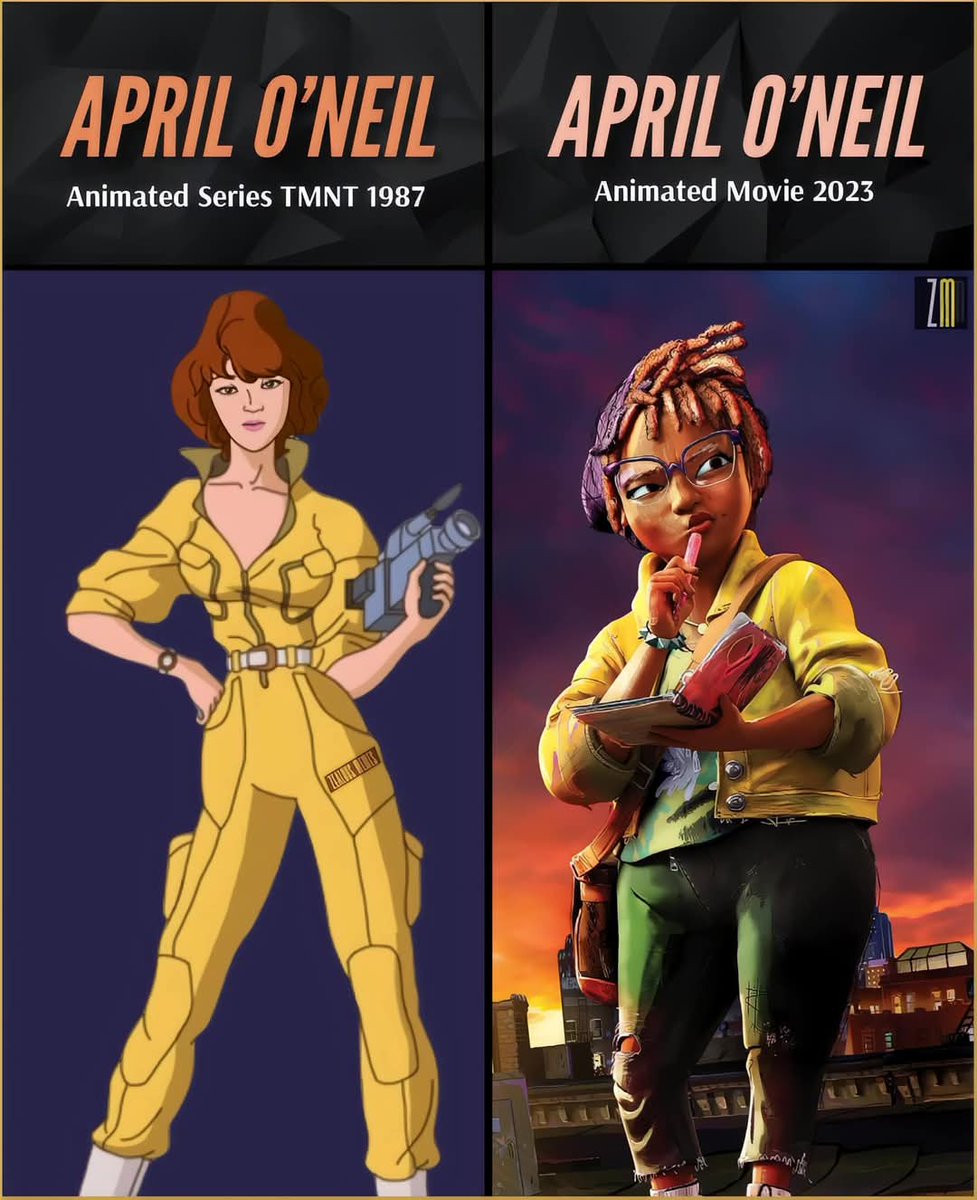 Fascinating how April O'Neil appeared in 1984 in the comics, in