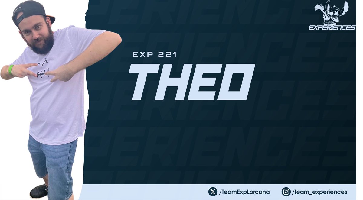 Présentation : Théo ⭐️

<a href="/TheCableXX/">Theo "Câble" Bigot</a> #LORCANA #TCG