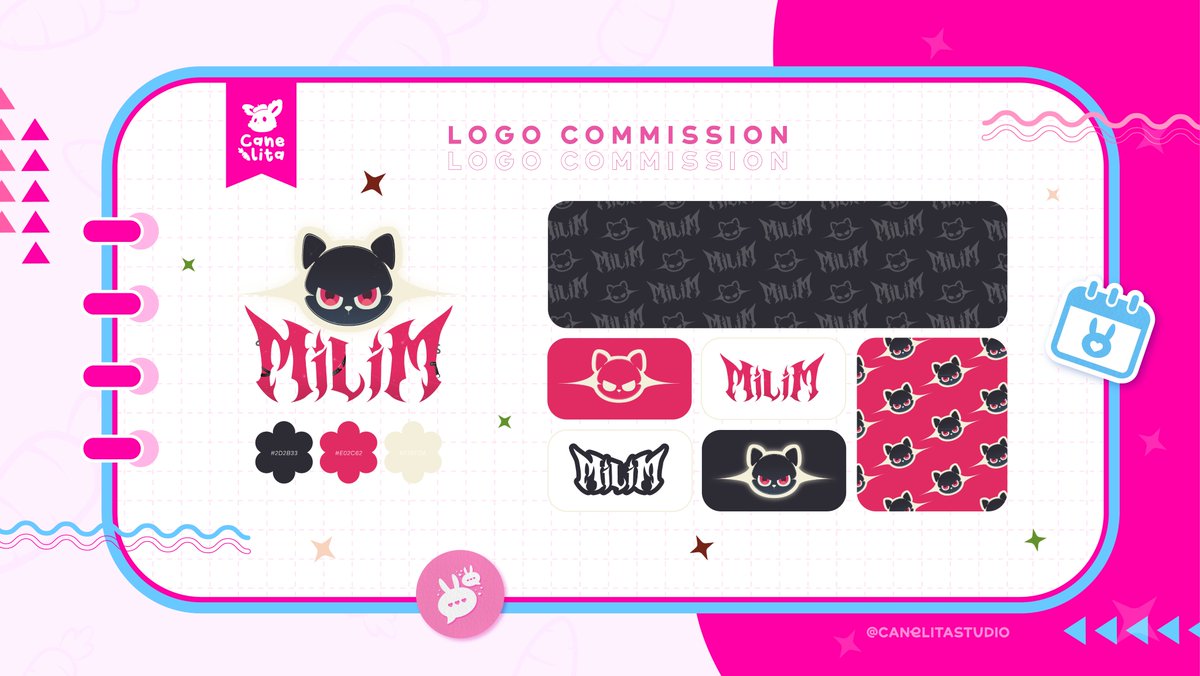 ¡Me enamoré de este loguito, jejeje!  Amé todo el proceso. Muchas gracias <a href="/MilimVts/">𝑴𝒊𝒍𝒊𝒎✨️</a> por confiar en mí y por tu paciencia. Disfruté muchísimo trabajar contigo y estoy encantada con el resultado de tu loguito🌟
 ¡Denle mucho amor y apóyenla en su canal! 

#Vtubers #logovtber