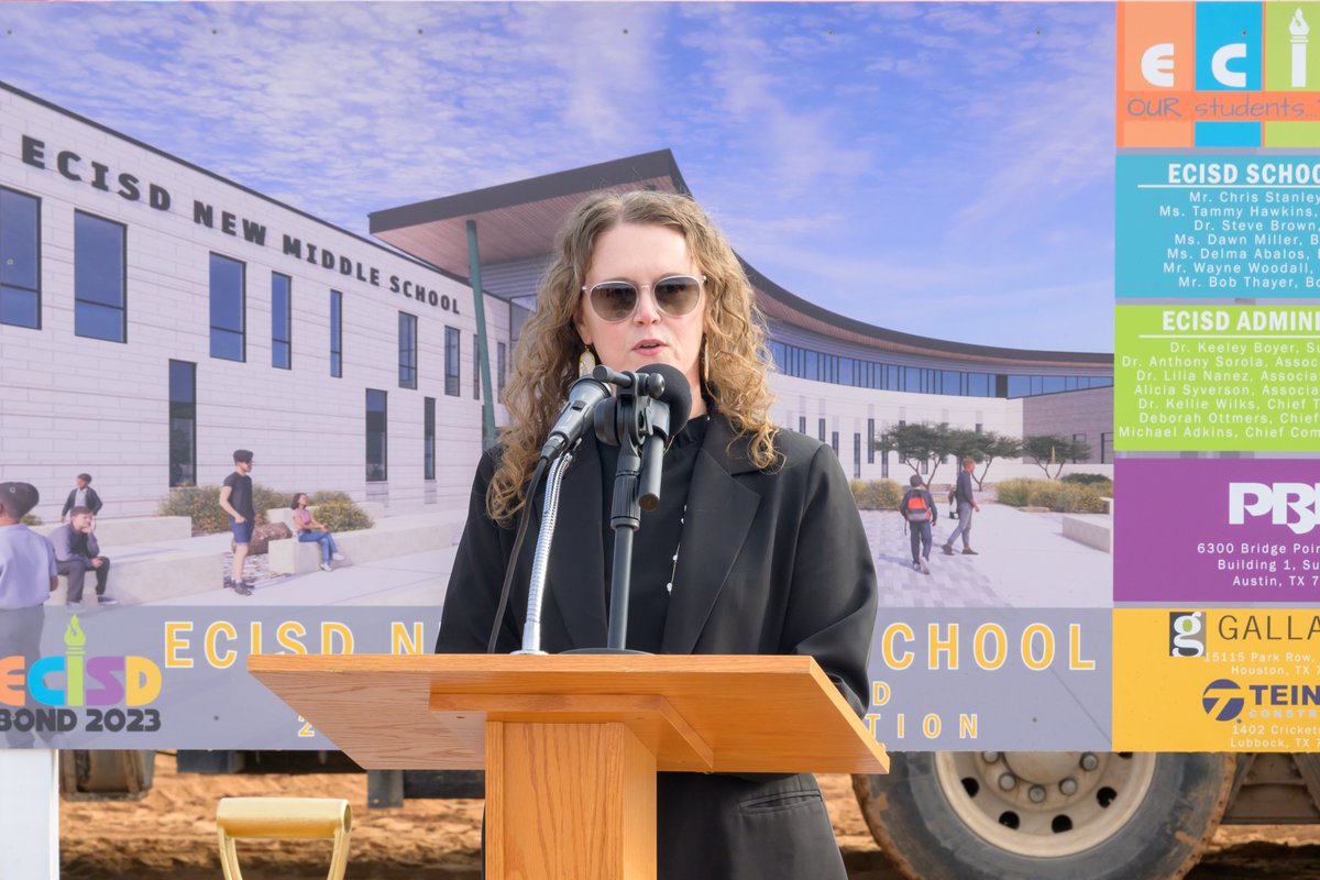 Cg_Gallagher's tweet photo. We are proud to celebrate the groundbreaking of the new Ector County ISD Middle School. We thank @EctorCountyISD  and the community for trusting us to help bring this vision to life. We’re excited to see this project take shape and look forward to sharing updates along the way. https://t.co/funuh8eZVB