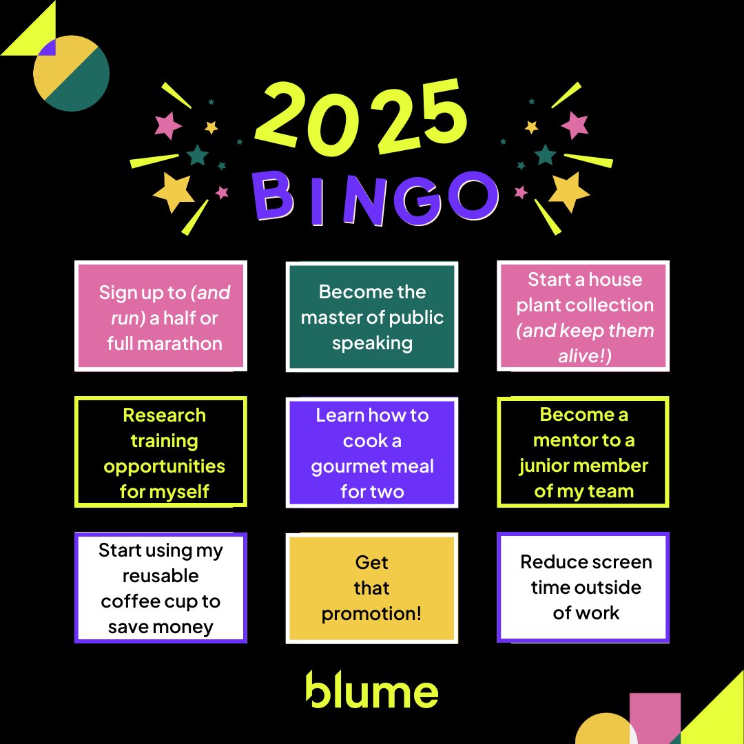 Did you know that today is most commonly the day that people ditch their New Year’s resolutions?

“New year, new me” doesn’t have to start 1st January. If you’re looking for inspiration, try out our bingo card to get you started on your next success story. 🏆