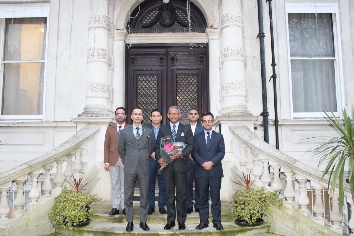 Nepal in the UK (@nepalembassyuk) on Twitter photo H.E. Mr. Chandra Kumar Ghimire <a href="/chandrakghimire/">Chandra Ghimire</a> Ambassador of Nepal to the UK arrived in London and assumed his duty today.
uk.nepalembassy.gov.np/arrival-of-the… H.E. Mr. Chandra Kumar Ghimire <a href="/chandrakghimire/">Chandra Ghimire</a> Ambassador of Nepal to the UK arrived in London and assumed his duty today.
uk.nepalembassy.gov.np/arrival-of-the…