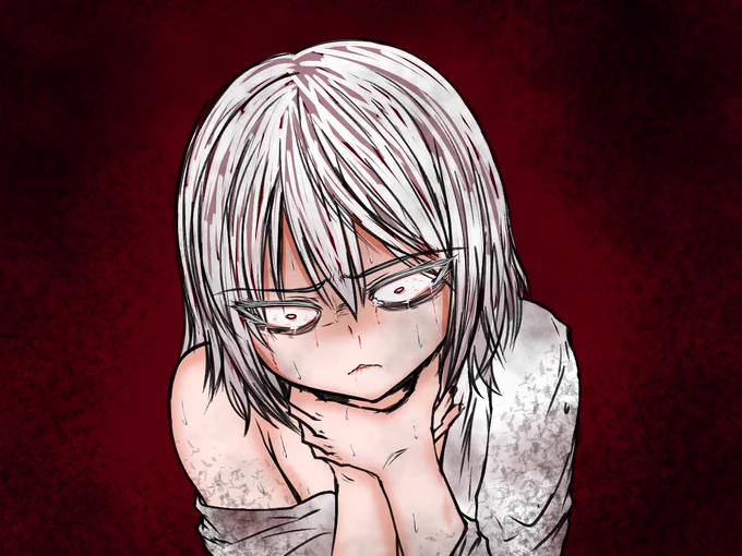 とある有名なシナリオ用に描いた少女用意した素材がしっかり使えるとやっぱ嬉しいなあ 