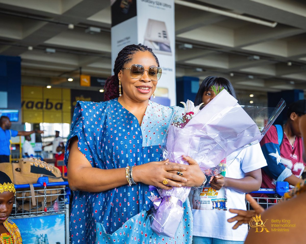 keeimag's tweet photo. @sinach Landed in Ghana and She’s already feeling inspired! Time to lead Ghana (Cape Coast stadium) in #thecryafrica25 to the RESET. https://t.co/NMGQgpRgzT