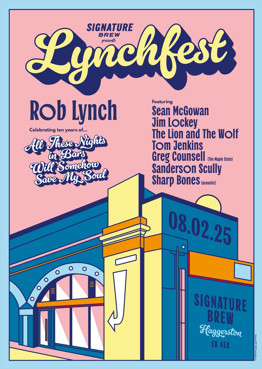 I'm very pleased to share that Greg from the majestic @MapleStateband has been added to the Lynchfest line up. Join us in London on 8th Feb!