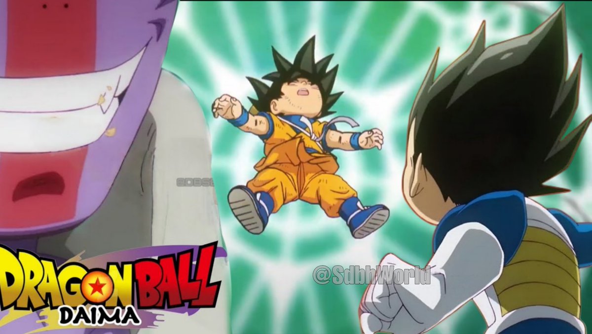 SdbhWorld's tweet photo. #DragonBallDaima Episode 14 Vegeta Saved #Goku➡️https://t.co/Avoip9Kv3V https://t.co/s2J0SXBevJ