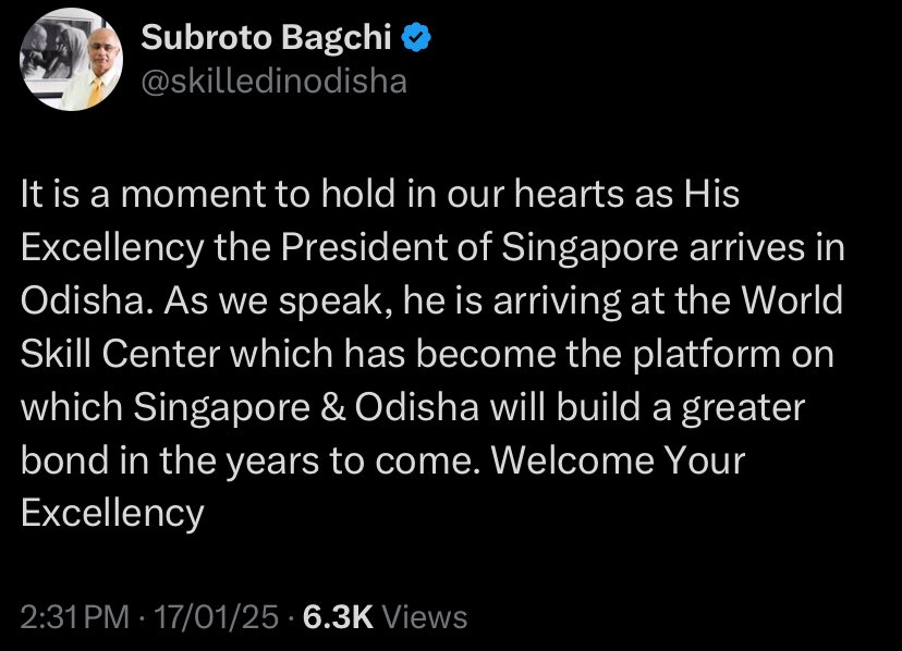 piyushrout's tweet photo. The man who build the pilar yet was not Man of the Match Today #WorldSkillCentre #Bhubaneswar @skilledinodisha #SubrotoBagchi, you made each Odia a reason to feel Proud 🙏🙏 https://t.co/kUHTFrDGzx