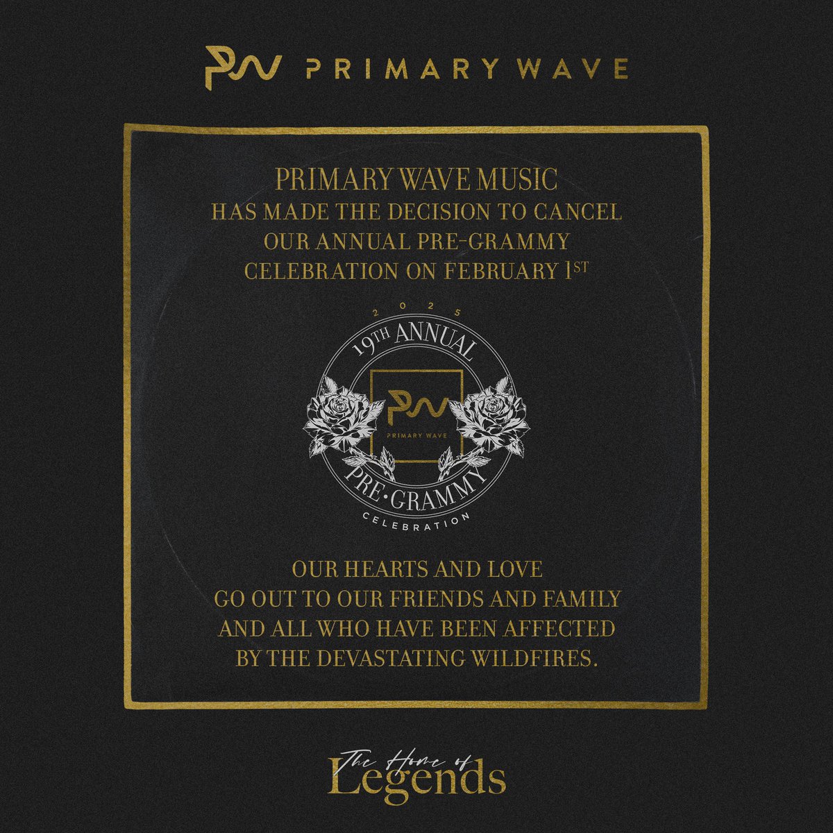 Primary Wave (@primarywave) on Twitter photo Primary Wave is aligning with and will be making donations to the following charities:
BMAC LA Fire Relief Fund <a href="/bma_coalition/">Black Music Action Coalition</a>
We Are Moving The Needle Wildfire Relief Fund <a href="/wamtn/">We Are Moving The Needle</a>
SoCal Fire Fund <a href="/EIFoundation/">EIF</a>
Hollywood Food Co <a href="/HollywoodFoodCo/">Hollywood Food Coalition</a>
Donate: primarywave.com/pre-grammy-eve… Primary Wave is aligning with and will be making donations to the following charities:
BMAC LA Fire Relief Fund <a href="/bma_coalition/">Black Music Action Coalition</a>
We Are Moving The Needle Wildfire Relief Fund <a href="/wamtn/">We Are Moving The Needle</a>
SoCal Fire Fund <a href="/EIFoundation/">EIF</a>
Hollywood Food Co <a href="/HollywoodFoodCo/">Hollywood Food Coalition</a>
Donate: primarywave.com/pre-grammy-eve…