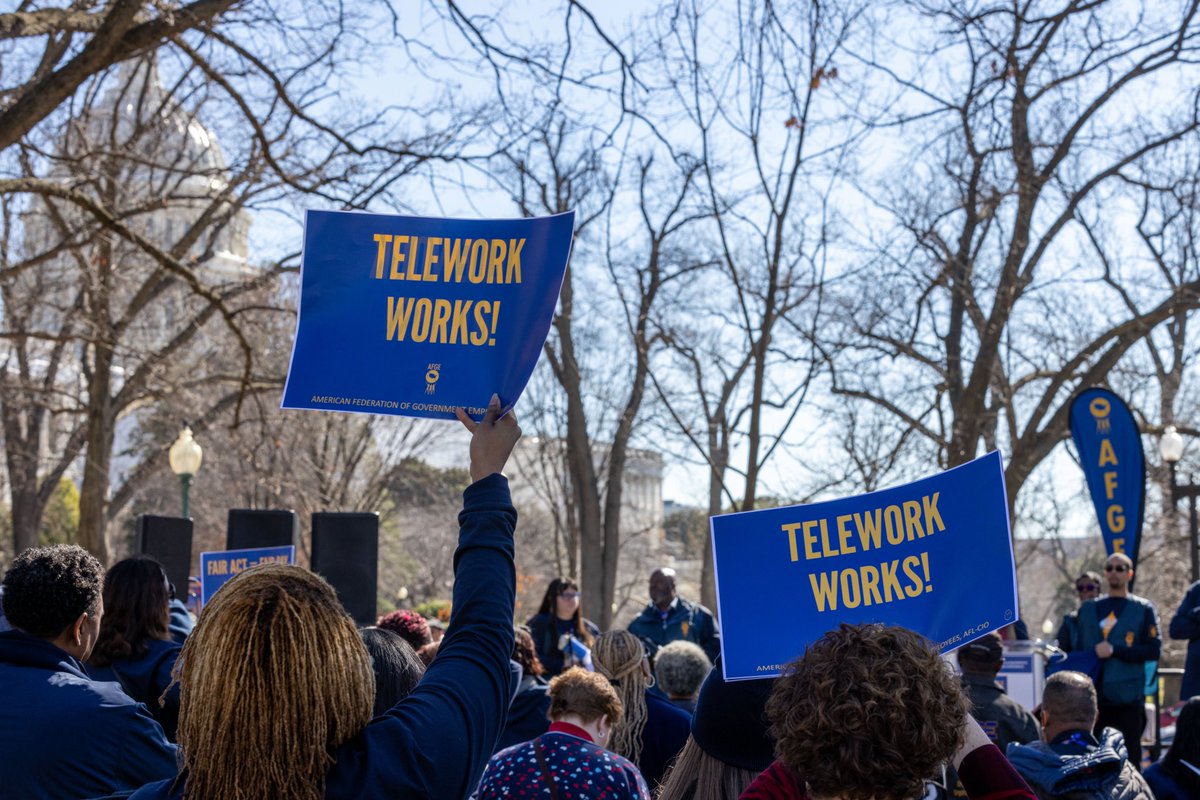 Publicly AFGE management says “Telework Works,” but behind closed doors they’re gutting telework for their own staff and slashing our collective bargaining agreement every chance they get.