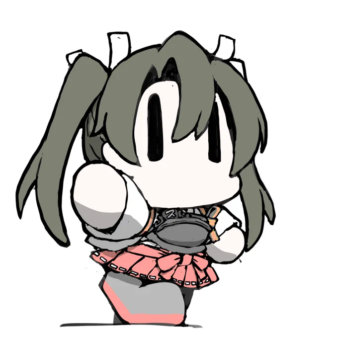 艦これラクガキ、まめ艦ずいかくていとくさーん?と^^ 