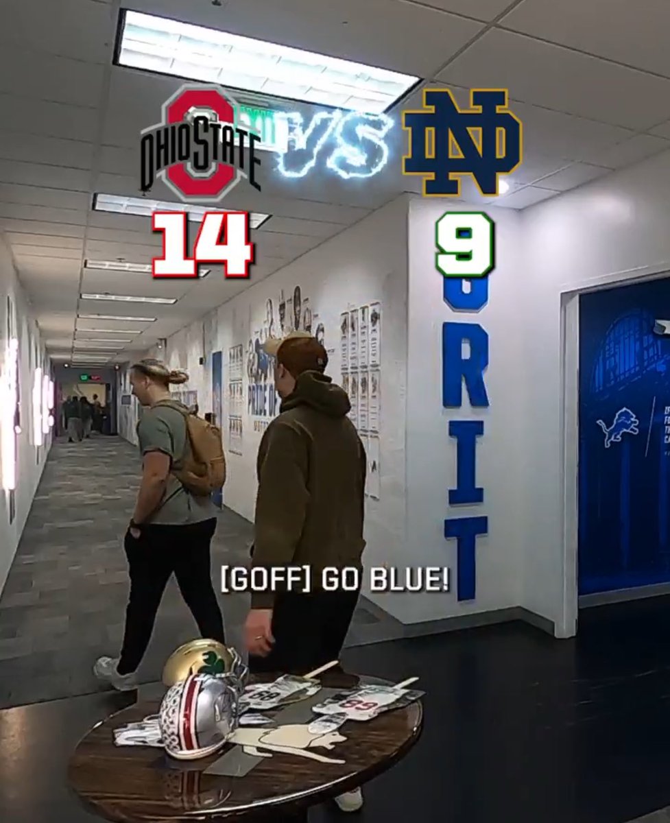bluebyninety's tweet photo. The Lions asked players who they think is going to win the National Championship.

Jared Goff's response?

"Go Blue." https://t.co/kpWXvBdH1M