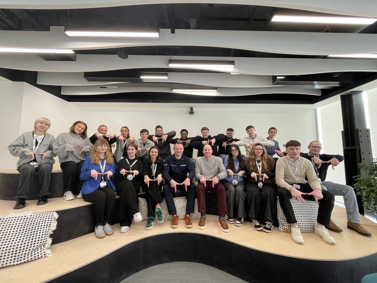 LifeAtNetApp's tweet photo. Kicking off the NetApp EIC IHQ Cork 2025 Intern Program! 🔴⚪
This week, @NetApp welcomed 18 talented interns to our International Headquarters in Cork.
Welcome to the NetApp family—your journey starts here! 🙌
#LifeAtNetApp #EarlyInCareer #NetAppInternLife https://t.co/6BtK61uIQP