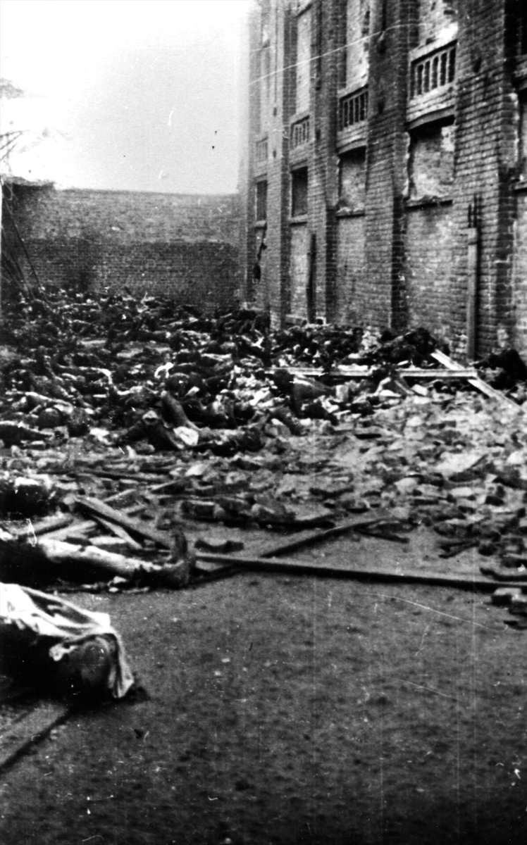 ipngovpl_eng's tweet image. When the Soviets entered the Polish city of Łódź #OTD in 1945, in German Radegast prison they found charred corpses of former inmates, burned alive the day before.

1,500 bodies and 30 survivors.

SS-Obergruppenführer Koppe, who'd given the order, never stood trial.