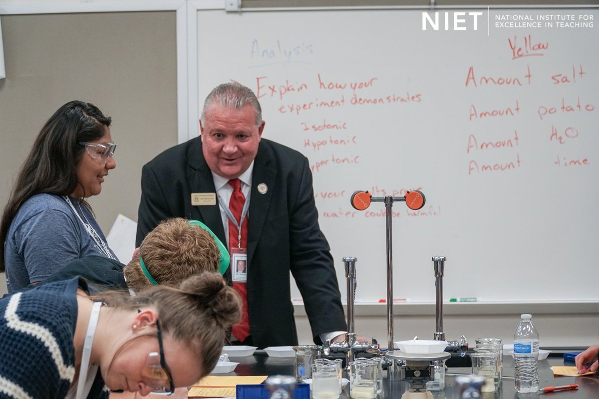 “There still is nothing more important than having a great instructional teacher in front of students each and every day," says Superintendent Pat Mapes, featured in our 25th anniversary report. Read more here: niet.org/newsroom/show/… #NIET2025 <a href="/EducateIN/">Indiana Department of Education (IDOE)</a> <a href="/mapes_pat/">Pat Mapes</a>