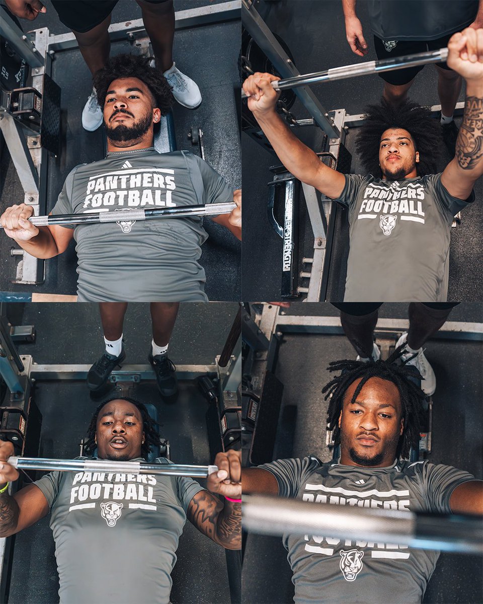FIUFootball's tweet photo. Strainin’ and gainin’ this AM 😤
@braiden_staten
@seanb2025
@OrlandoSyph
@DLyons1024 https://t.co/FP6CkqccRr