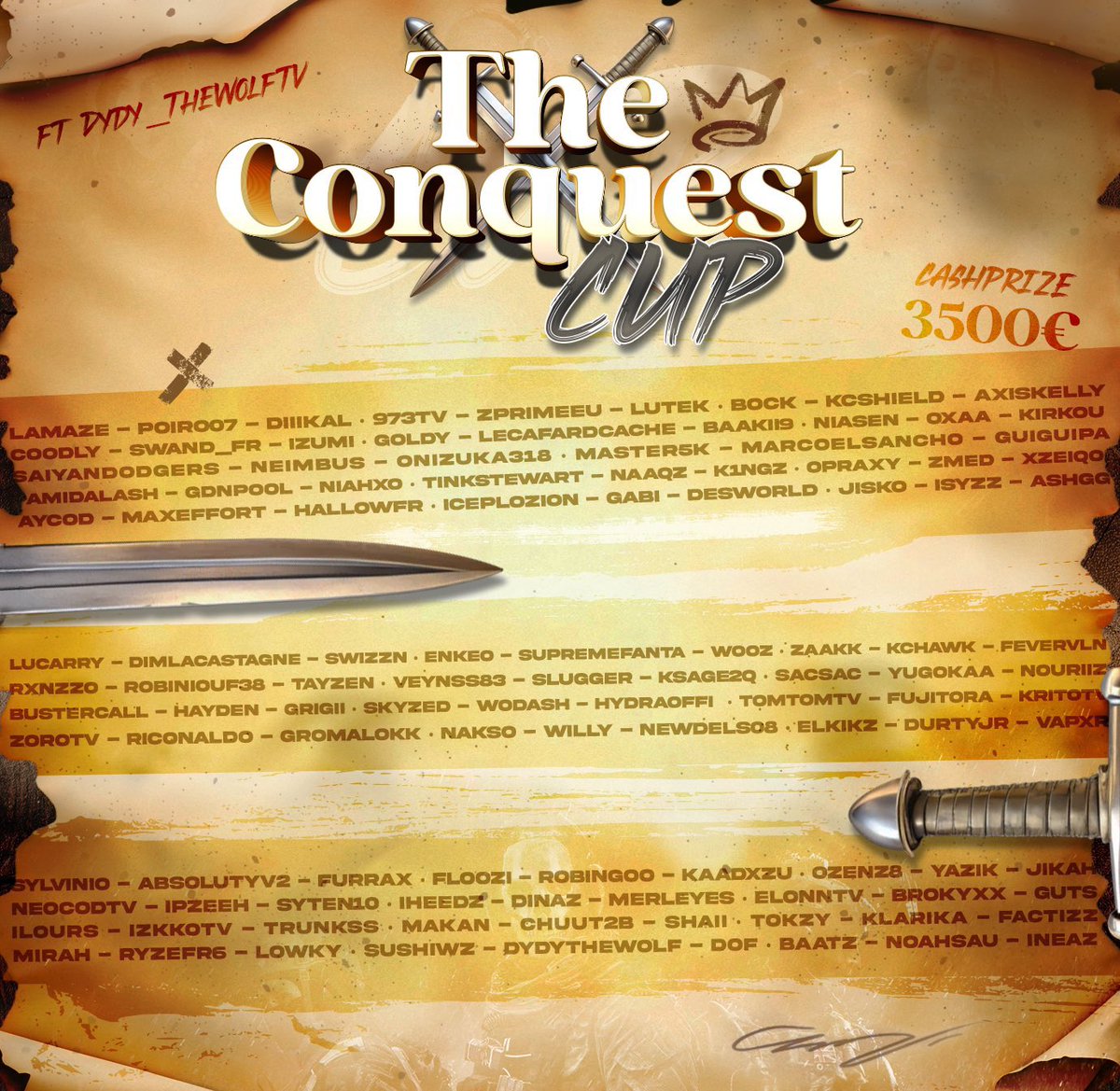 « The Conquest Cup, 20H »