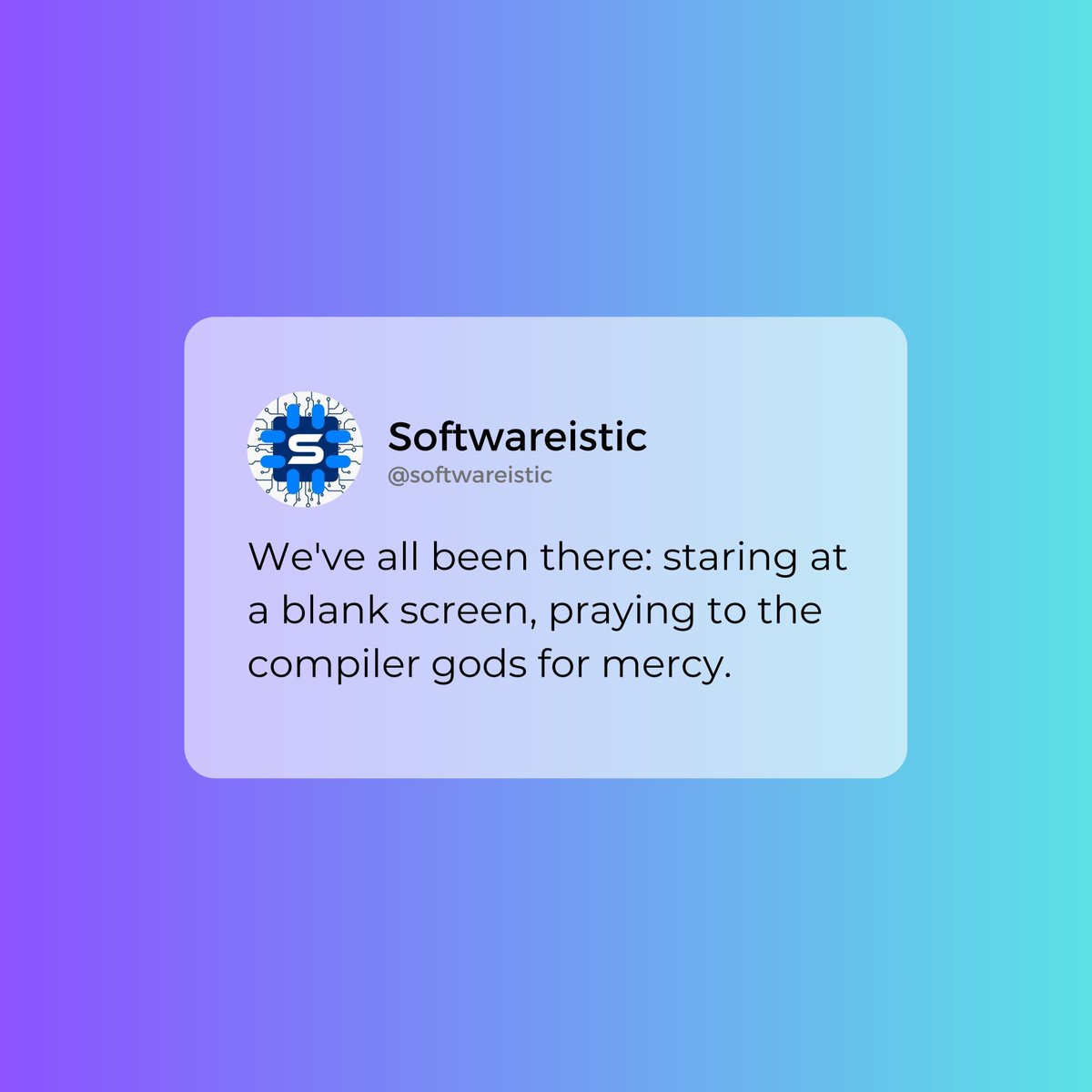 Softwareistic tweet media