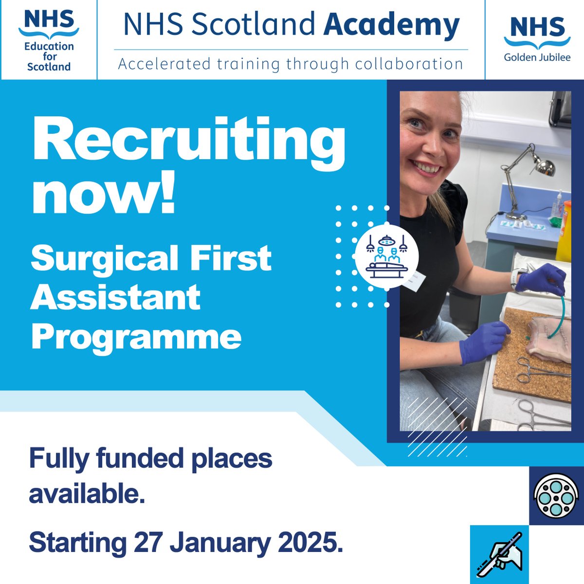 NHS Scotland Academy (@nhsscotacademy) on Twitter photo Calling all Registered Nurses and ODPs!
Ready to advance your career in perioperative care?
Our Accelerated Surgical First Assistant (SFA) Programme can help you develop advanced surgical skills in just 34 weeks.
Find out more: nhsscotlandacademy.co.uk/programmes/nat…
<a href="/NHSScotCareers/">NHSScotland Careers</a> Calling all Registered Nurses and ODPs!
Ready to advance your career in perioperative care?
Our Accelerated Surgical First Assistant (SFA) Programme can help you develop advanced surgical skills in just 34 weeks.
Find out more: nhsscotlandacademy.co.uk/programmes/nat…
<a href="/NHSScotCareers/">NHSScotland Careers</a>