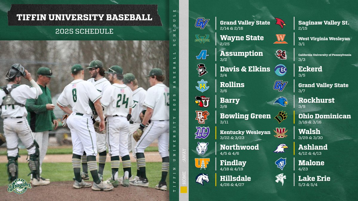 Mark your calendars! 🗓️ We’ve got the schedule. All we need is YOU in the stands. 🗣️🔥⚾ #SupportTheDragons #TUBaseball2025