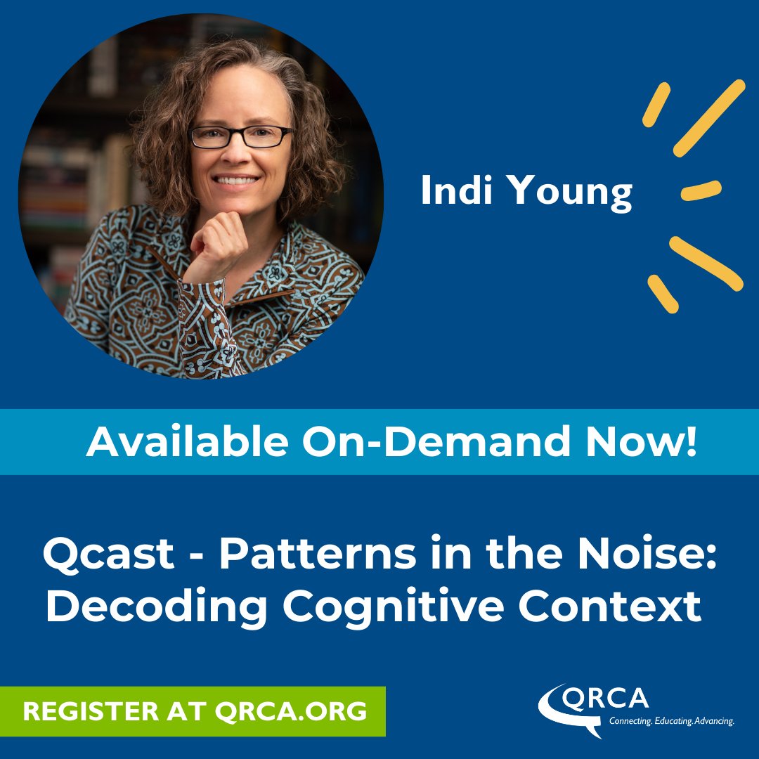 indiyoung's tweet photo. In December @Zosia Czerska and I had a great chat with the #QRCA community. Zosia asked some great questions, like:
- Can you share an example of flipping the script to support a broader range of people? https://t.co/65NQ0ctj5C