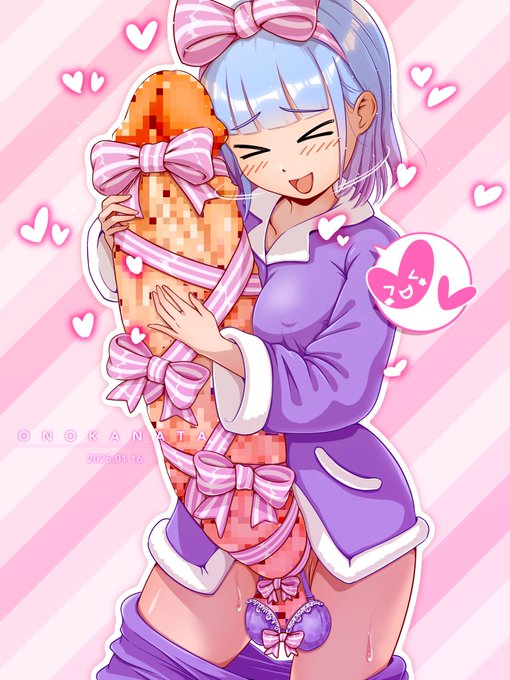 skebで描かせて頂きました!
「自分の巨ちんちんを超超かわいいと思ってるふたなりっ子」という事で、とにかく全力で可愛くなるように頑張りました🥰✨差分の上目遣いの表情も過去一かわいいのでは?!

#ふたなり #futanari 