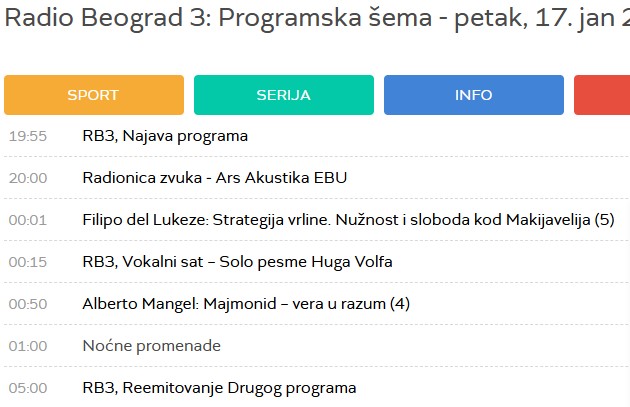 Radio Beograd 3 (@radiobeograd3) on Twitter photo 