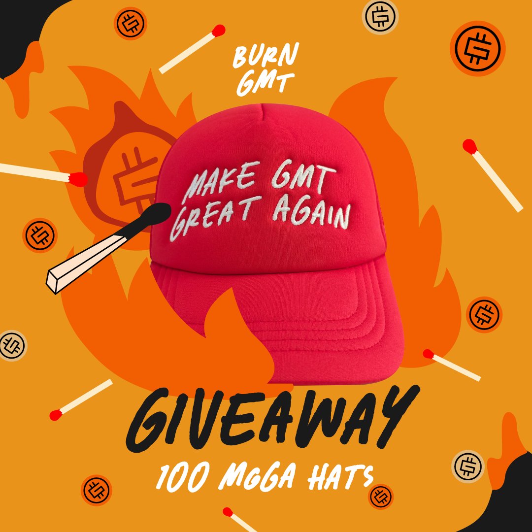 GMT DAO (@gmtdaoofficial) on Twitter photo 🔥 100 MGGA IRL hats! 🔥
Want to win? Vote on how much of the 600 million GMT should be burned at burngmt.com and complete our quest on <a href="/taskonxyz/">TaskOn | Ultimate Web3 Community Growth Platform</a>.
Don’t forget: 100 million GMT rewards are up for grabs!
Make GMT Great Again and secure your hat! 🧢 🔥 100 MGGA IRL hats! 🔥
Want to win? Vote on how much of the 600 million GMT should be burned at burngmt.com and complete our quest on <a href="/taskonxyz/">TaskOn | Ultimate Web3 Community Growth Platform</a>.
Don’t forget: 100 million GMT rewards are up for grabs!
Make GMT Great Again and secure your hat! 🧢