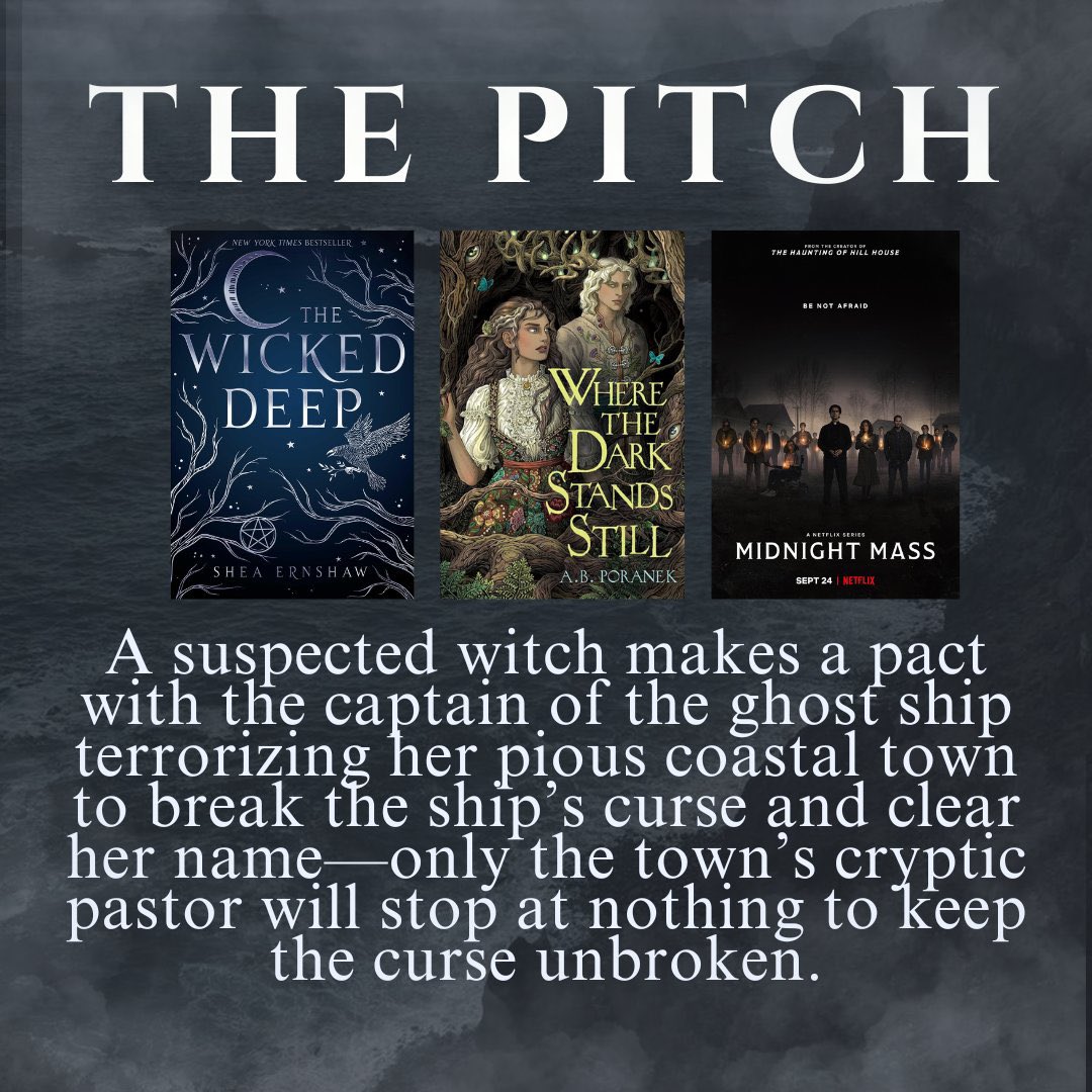 MDKerkhoven's tweet image. #P2Ppit
 
An agent’s guide to my #sapphic YA dark fantasy w/ horror elements &amp;amp; editor interest, 𝐖𝐇𝐄𝐑𝐄 𝐓𝐇𝐄 𝐖𝐈𝐂𝐊𝐄𝐃 𝐋𝐈𝐄, feat:

🫀 • Chronic illness rep
🧹 • Witches
⚓️ • A ghost ship
🍂 • Sleuthing lesbians
🌊 • Coastal town w/ sinister secrets

#Q #YA #F 🏳️‍🌈