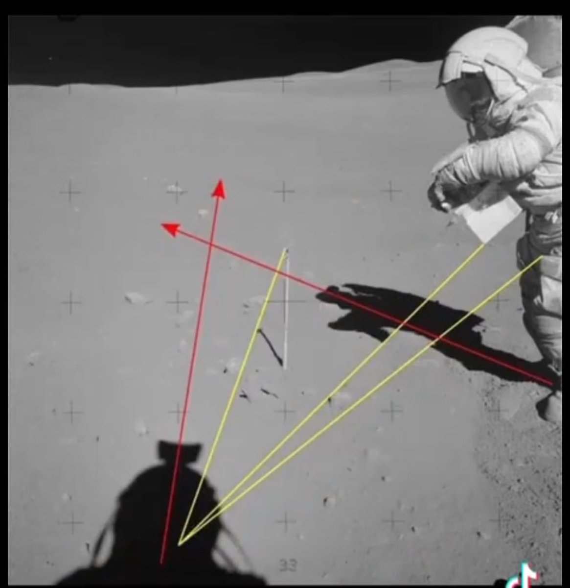 Why do shadows work differently on the Moon to those on Earth?

Tell me like I’m 5 years old….