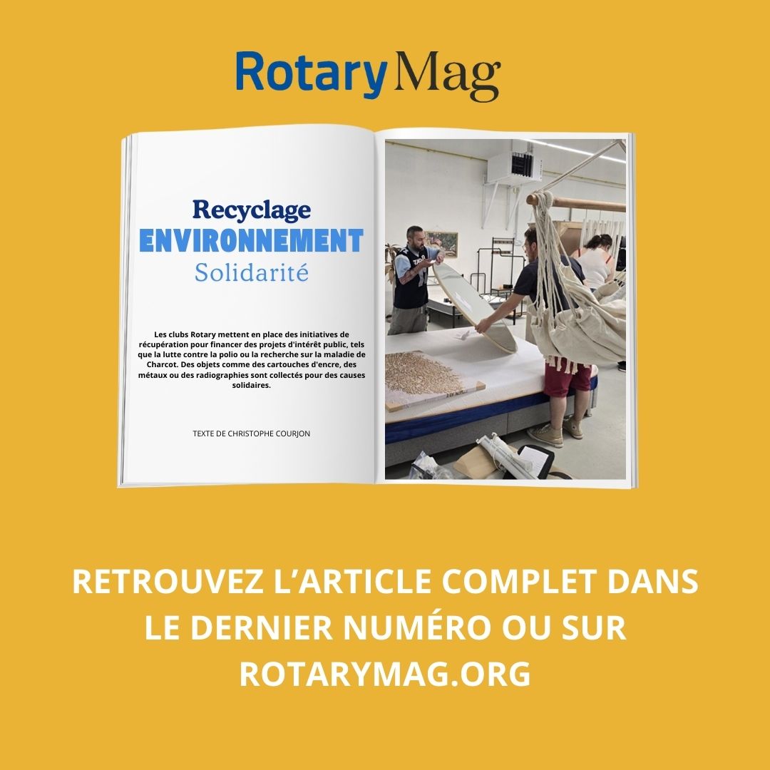 rotarymagfr's tweet photo. Le Rotary récupère des objets pour financer des projets solidaires : cartouches d’encre contre la polio, métaux pour des projets locaux, lunettes pour ceux qui en ont besoin...
https://t.co/5A9SHutj3z
#Rotary #Recyclage #Solidarité #LutteContreLaPolio #Maladie #RotaryMag #Santé https://t.co/6CpxKEtmEM