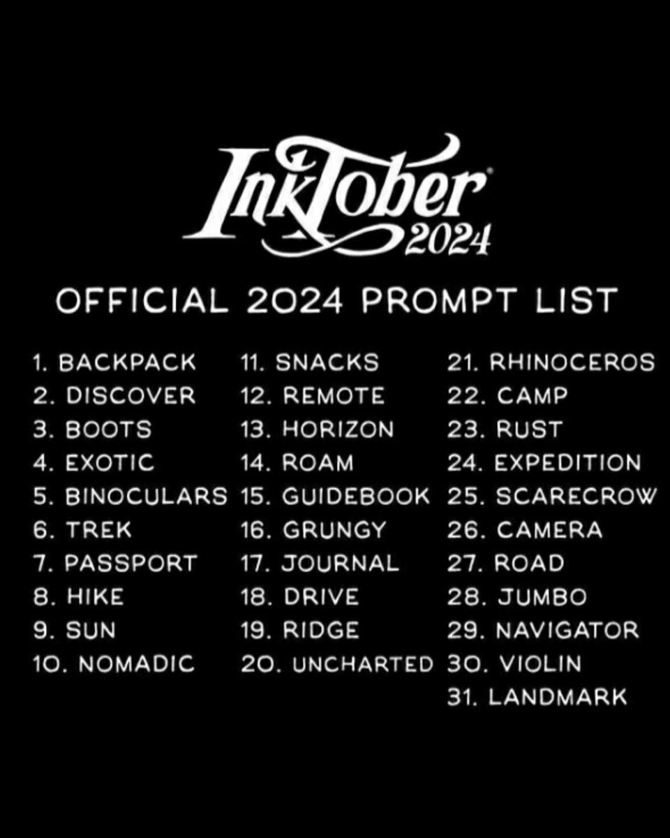 achroart's tweet photo. Second time doing the Inktober challenge. A lot happened and ended up taking longer to finish but it was still very fun! ❤️
I am planning on doing a print/postal collection of this series, so stay tuned!

#inktober #inktober2024 #inktoberchallenge https://t.co/uIKV7OHTIX