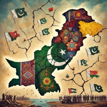 Kashmir_Fact's tweet photo. #FailingPakistan
#Pakistan is on the brink of losing its unity, with increasing demands for separation in every province—from Pashtunistan to #Balochistan, Kashmir to Sindhudesh.
Pakistan's failure to fix its internal problems is tearing the country apart.
#BreakingPakistan #InternalCollapse #DividedPakistan
#FailingState #PakistanUnraveling