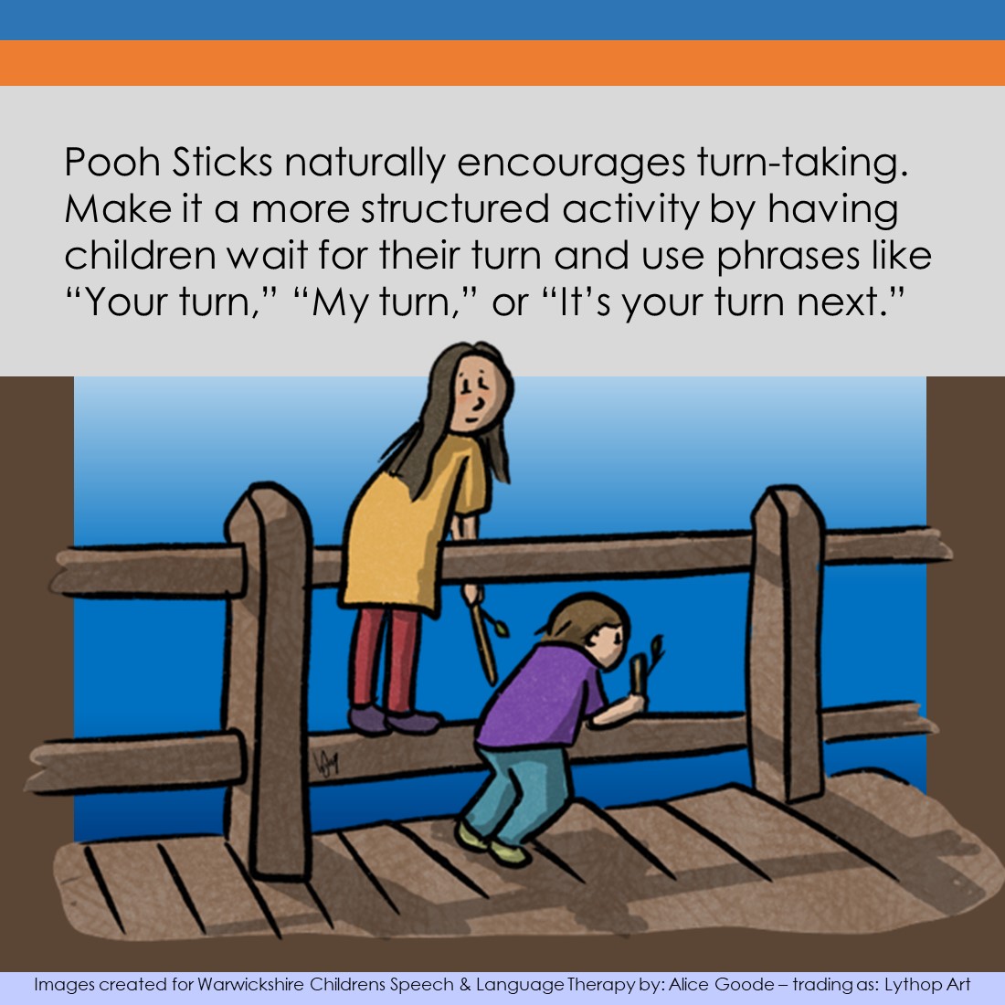 WarwickshireSLT's tweet image. It&apos;s Chat and Play Friday
Tomorrow is Winnie the Pooh Day - what a great opportunity to think about how we can use a game of &quot;pooh sticks&quot; to support speech, language and communication skills.

#gamesfortalking #chatandplay
@nhsswft  @RCSLT  @WarksFIS @Warwickshire_CC