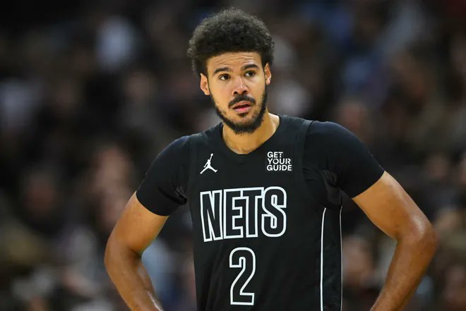 ESPNCleveland's tweet photo. The Cavs have expressed interest in trading for Nets Cam Johnson, per @joevardon. 

Would you like that move for the Cavs? https://t.co/mY6jotOCET