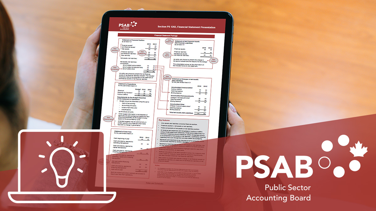 FRASCanada's tweet photo. #PSAB’s new Reporting Model comes into effect for fiscal years starting April 1, 2026! 📅 Want to learn more about the changes to Section PS 1201, Financial Statement Presentation? Explore our In Brief and other resources: 🔗 https://t.co/jvso49ROCA https://t.co/uEQAOxGva8