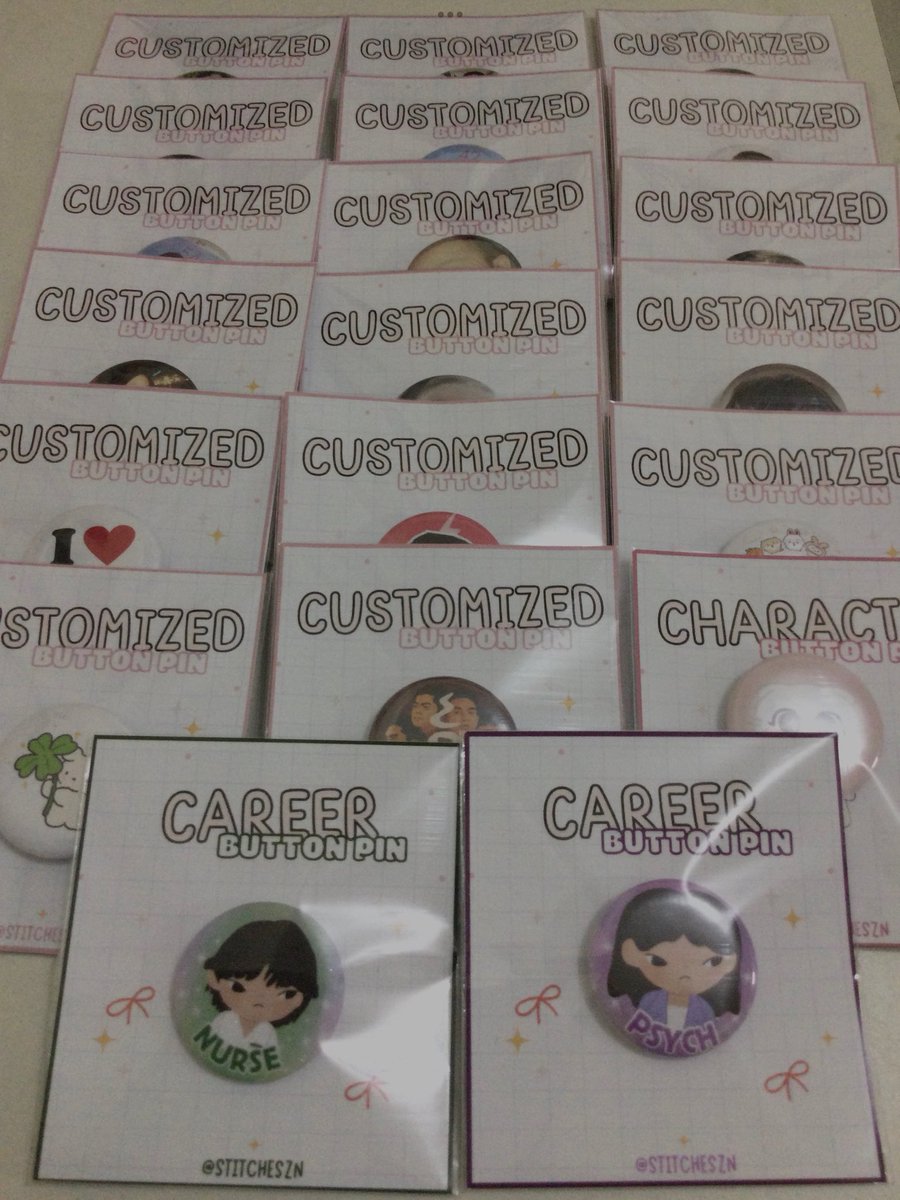 stitcheszn's tweet photo. ☁️ . . . button pins
— open for bulk orders (discounted prices)
📍La Union, J&amp;T

# wts lfb button pins https://t.co/P4Y8OwmPZw