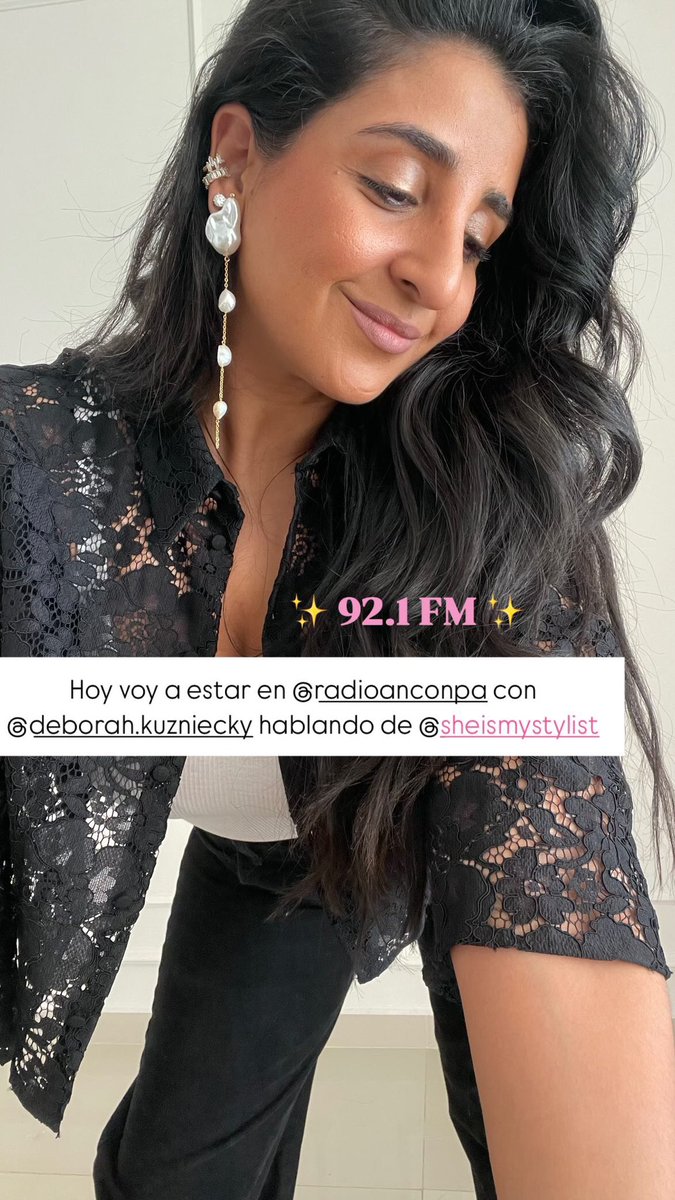 Estoy en <a href="/radioanconpa/">Radio Ancón</a> 92.1 FM con Debbie 🤍🤍🤍🤍 hablando de She is my stylist