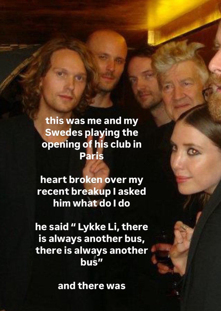 SPLENDOR1999's tweet photo. seeing this late but lykke li sharing her stories of lynch… back to crying at work again https://t.co/fX8crLePi6
