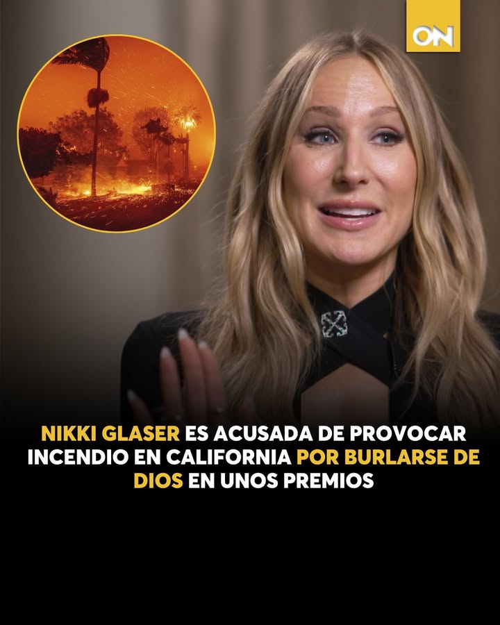 11_Noticias's tweet photo. 🌎 | 👀 ¿Es posible que una broma tenga repercusiones tan grandes? Nikki Glaser enfrenta críticas tras su chiste sobre Dios y el desastre que sacudió California. 😳

Los detalles: https://t.co/VfFHVHKkun

#NikkiGlaser #IncendiosCalifornia https://t.co/BOxWqzyfag