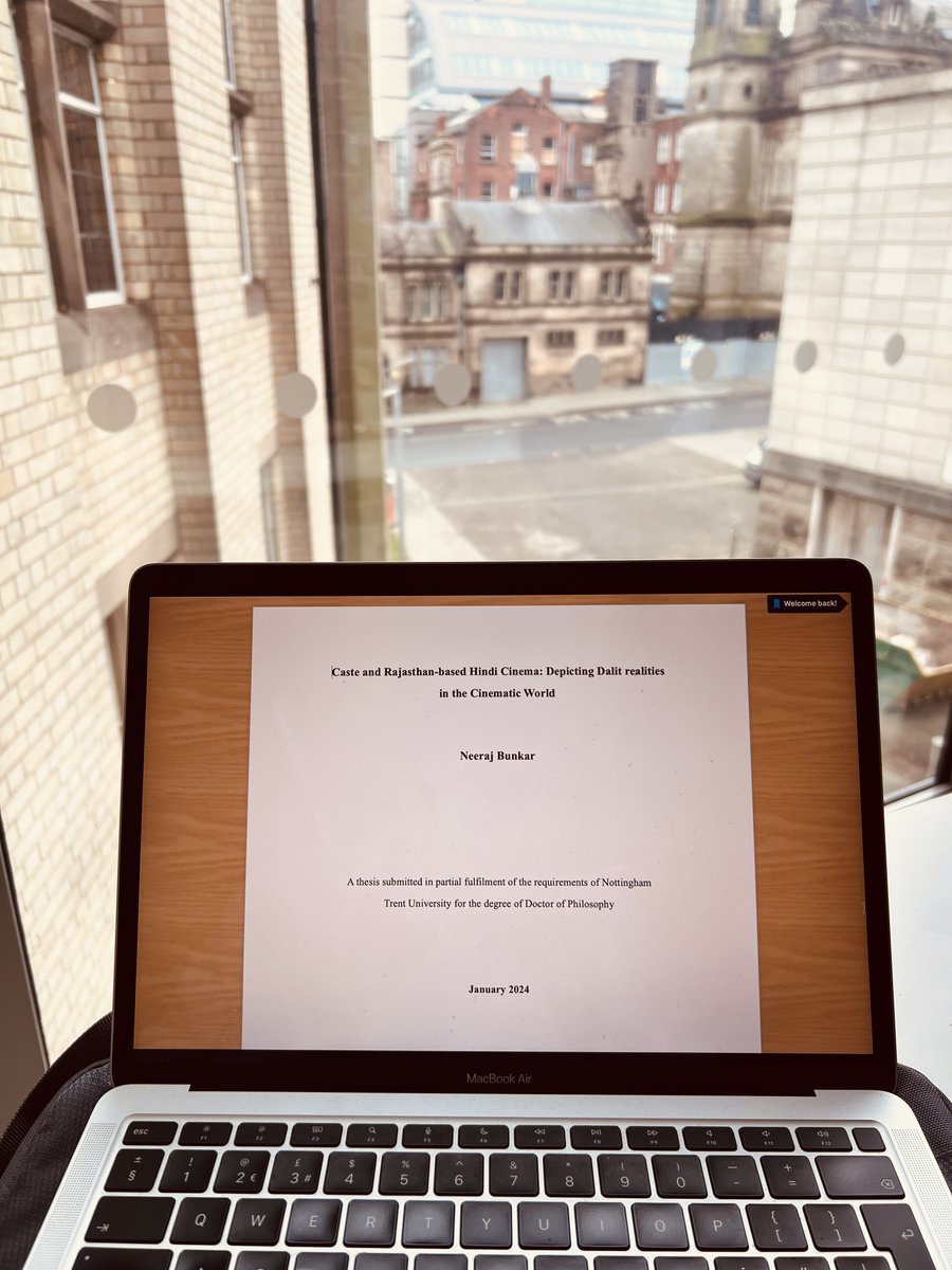 ThinkerNeeraj's tweet photo. Submitted my PhD thesis today, on Rohit Vemula's Shahadat Diwas. As I reach this academic milestone,I remember his unfulfilled dream of becoming a writer of science. Our institutions must ensure no student's aspirations are limited by their birth🦋📚
#PhDLife #JaiBhim #Vemula https://t.co/SIqgaKEmDj