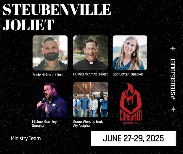 The Steubenville Joliet Youth Conference is just 5 months away. Come to hear from Fr. Mike Schmitz      and other great speakers. More info: partnershipforyouth.org/steubenville-j…
