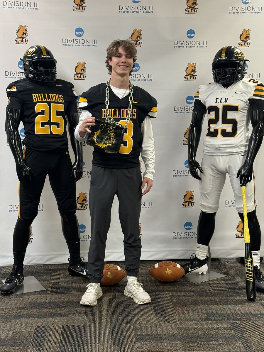 Had a great time at  <a href="/TLU_Football/">TLU Football</a> ! Thank you to <a href="/Coach_GarciaJ/">Coach Johnny Garcia Jr.</a> and the rest of the TLU staff for a great visit and hospitality!