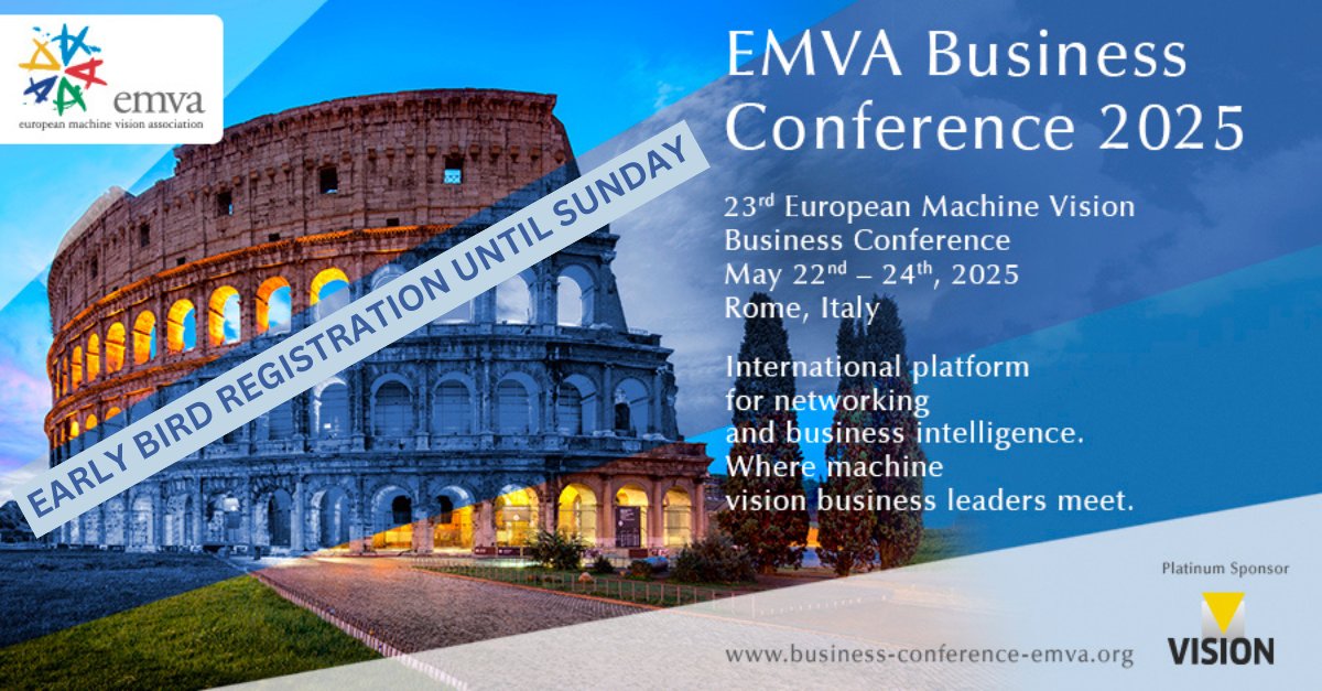 Last chance to save your early bird ticket for our EMVA Business Conference! Don't miss our annual highlight event, the EMVA Business Conference this year taking place in Rome, Italy, from 22 to 24 May. bc-2025.emva.b2match.io.
#EMVAconference
