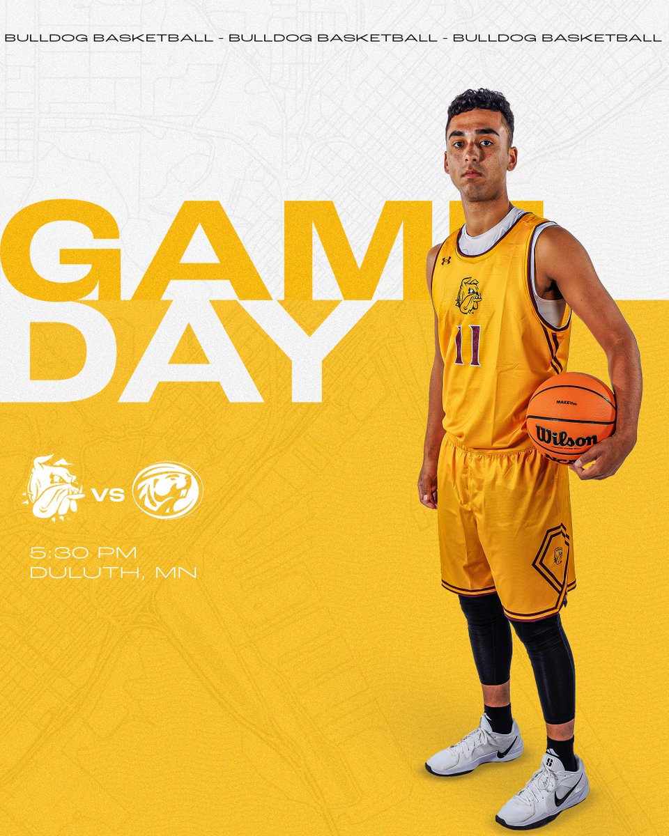 Back in action for Hawaiian Night!

🆚Bemidji State
📍Romano Gym
⏰5:30 PM
📺nsicnetwork.com/umdbulldogs/
📊sidearmstats.com/umd/mbball/

#MakeMoves x #BulldogCountry 🐶🏀