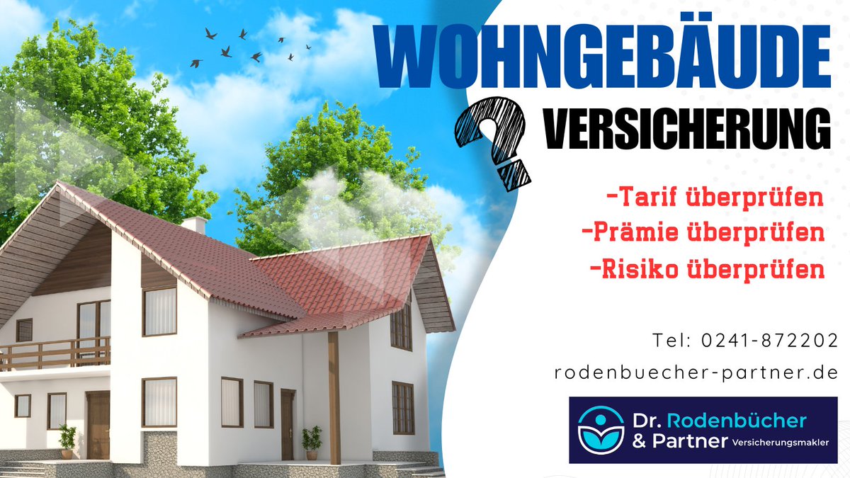 Starten Sie sorgenfrei ins neue Jahr – wir prüfen Ihre #Wohngebäudeversicherung!

Zum Beginn des neuen Jahres möchten wir Ihnen von Herzen alles Gute, viel Gesundheit und Erfolg wünschen! Ein neues Jahr bringt oft auch neue Herausforderungen mit sich – doch es bietet ebenso die