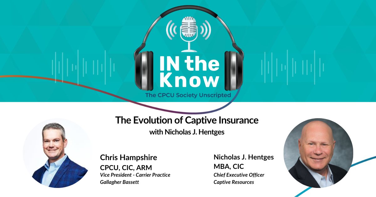Explore the world of captive insurance with Nick Hentges, CEO of Captive Resources. In this episode of #INtheKnow with 
<a href="/cjhampshire/">Chris Hampshire</a>, Nick shares insights into the explosive growth of captives, the evolving buyer's journey, and more. cpcusociety.libsyn.com/the-evolution-…