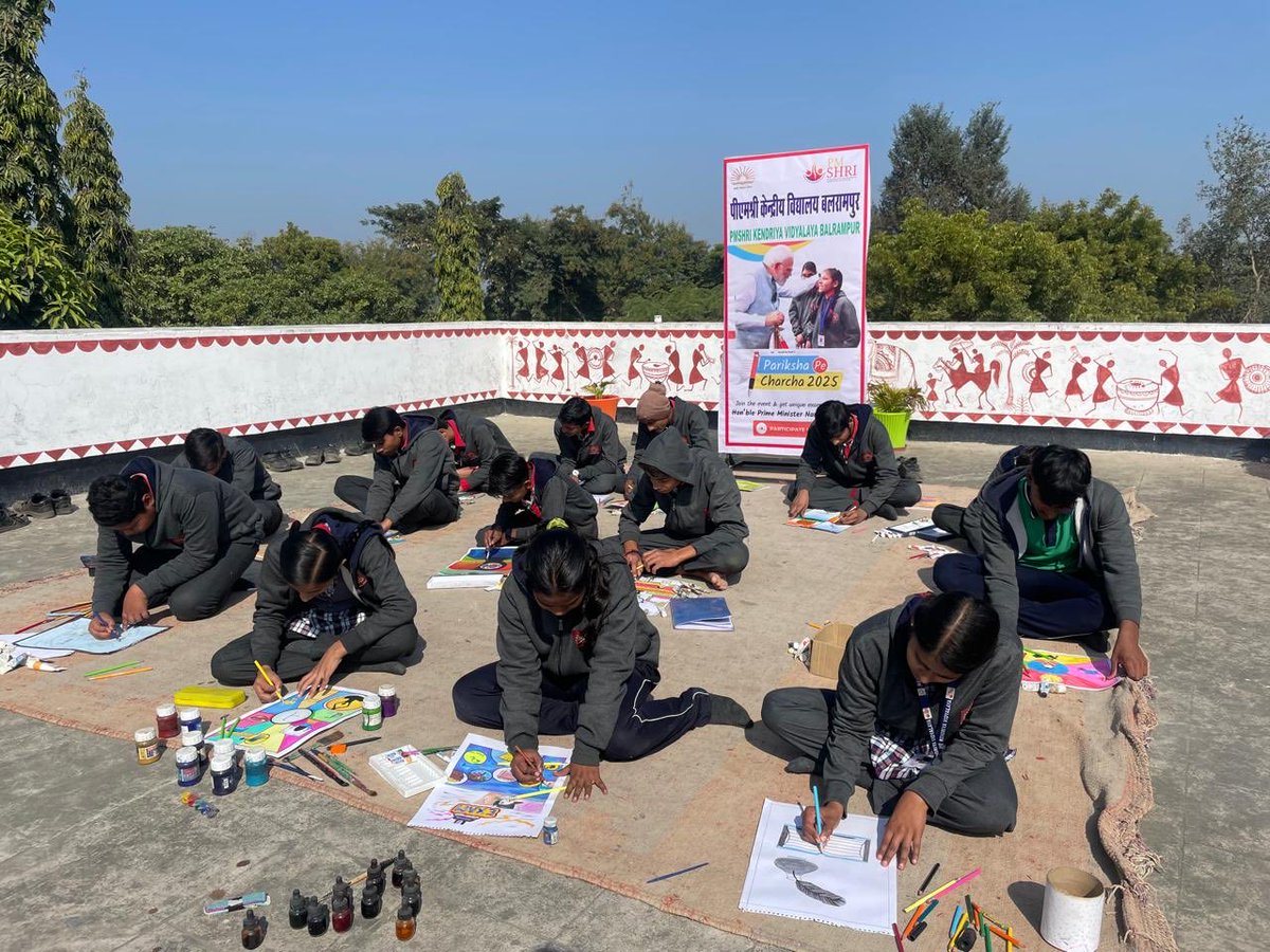 KVBalrampur's tweet photo. Celebrating Most awaiting event for we schools #PPC2025.   @KVBalrampur 
@KVS_HQ @KVS_Lucknow https://t.co/OmN43chlmA