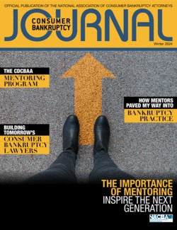 📰 The latest digital edition of NACBA's Consumer Bankruptcy Journal (CBJ) is available now! In this issue, we explore the importance of mentoring and inspiring the next generation. ⚖️ Start reading now! NACBA.org/journal

#NACBA #CBJ #journal #consumer #bankruptcy
