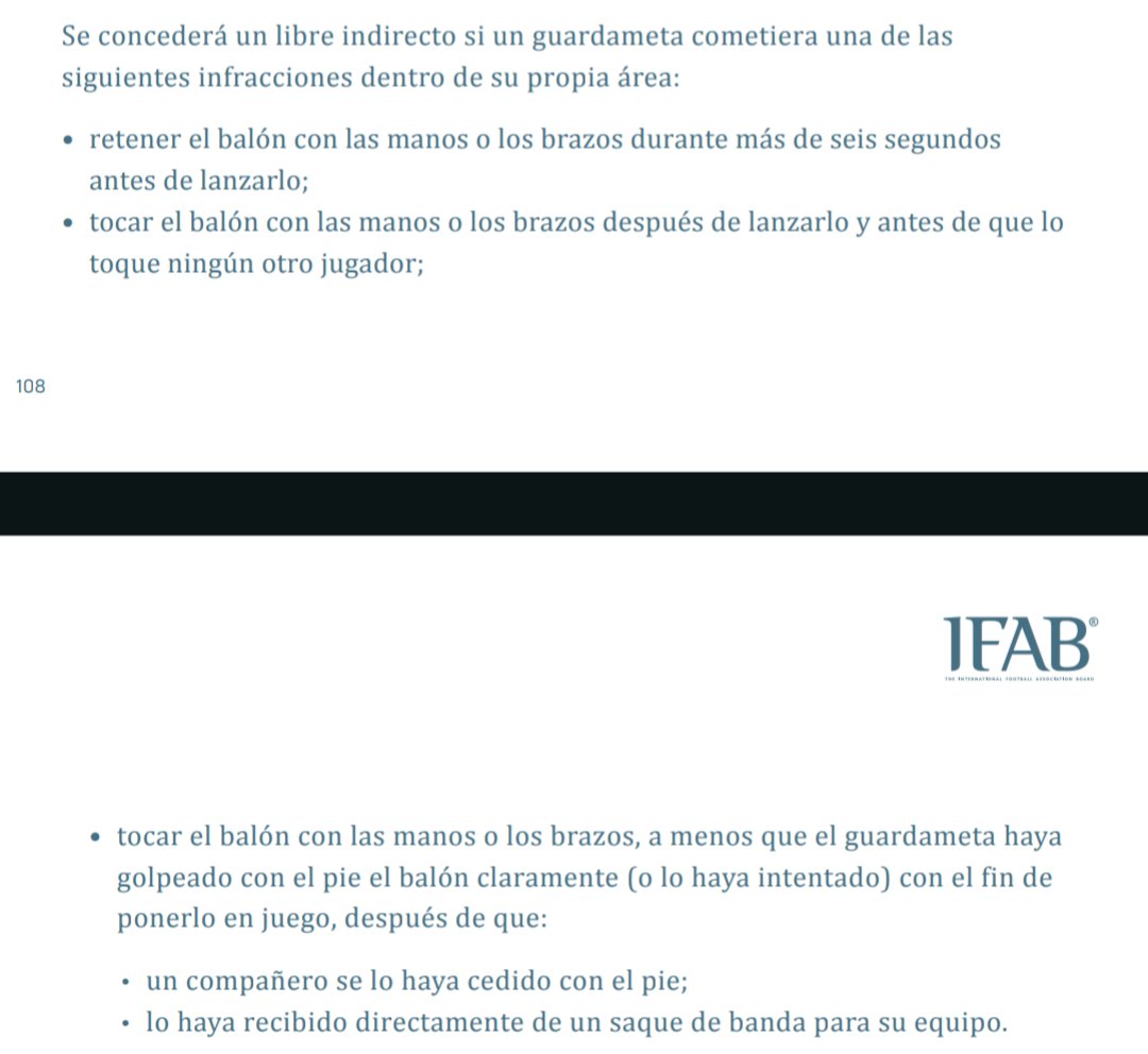 Check_Futbol's tweet photo. EXPONIENDO MANIPULADORES E IGNORANTES ❌

1- Cuando el arquero ataja la pelota, ya no se puede volver a la falta previa, se cobraría si la toca un jugador del campo rival, no cuando el arquero la ataja.
2- Cuti cede la pelota con la rodilla, no con el pie. Por lo que es legal https://t.co/r7q8wwdwVi