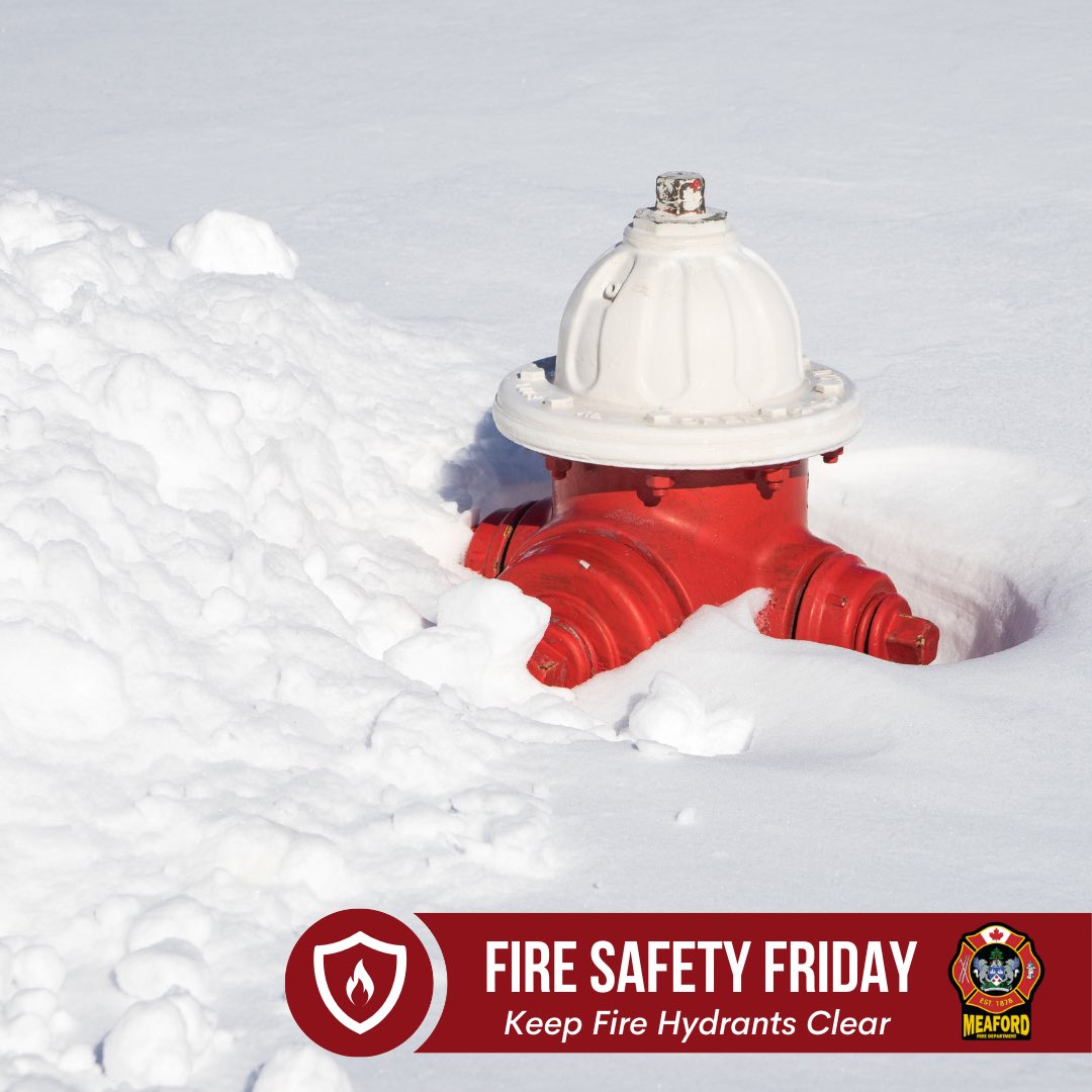 We kindly remind all residents that it is not the responsibility of the Fire Department or the Municipality to clear snow from hydrants. Please consider clearing the snow around nearby hydrants. Your efforts can make a critical difference in protecting our community. Thank you!